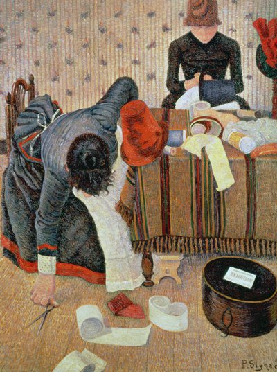 The Milliner, 1885 by Paul Signac